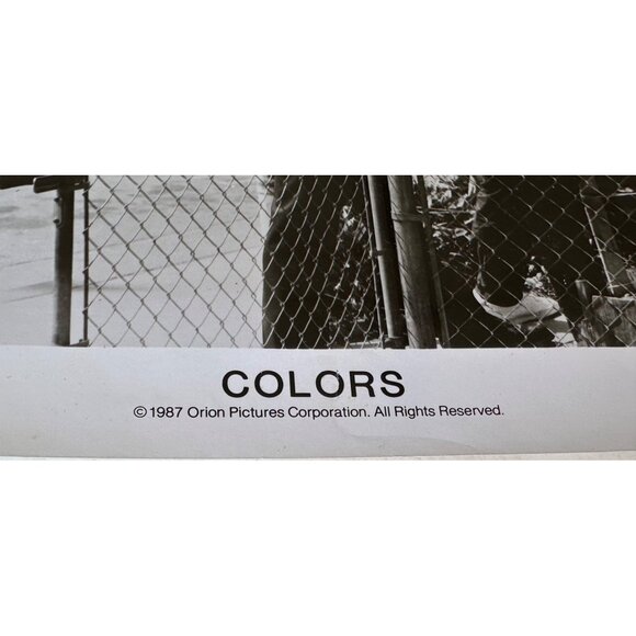 "Colors" Movie Actors Sean Penn & Robert Duvall Black & White Photo Print 10x8" - Picture 4 of 6